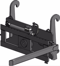 Retourneur de palox attelage JCB Q-FIT