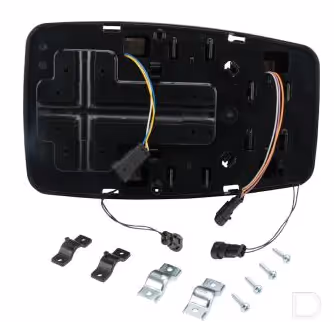 Rétroviseur électrique 12V chauffant 345x210mm Ø20