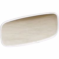RETROVISEUR GLACE BOMBEE 150X245 MM POUR SUPPORT 15 MM