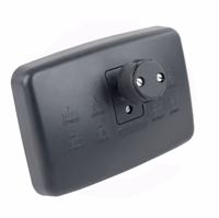 Rétroviseur plat 168x252 mm 