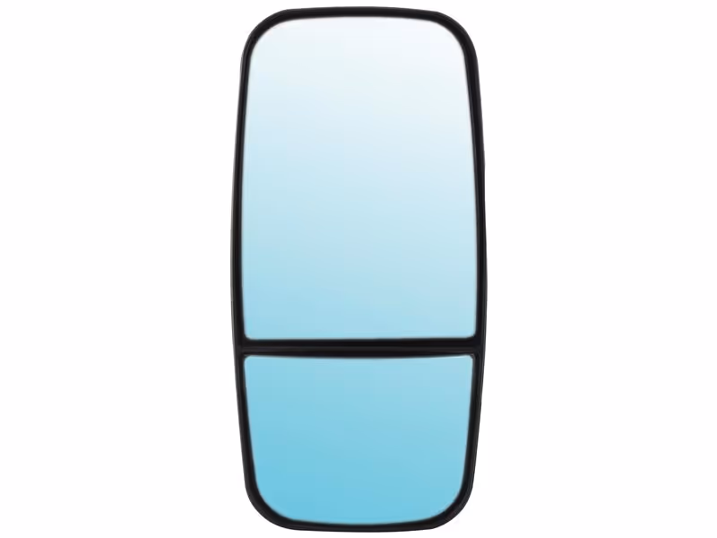 Rétroviseur - Rectangulaire, à commande manuelle Twin Mirror, 384 x 184mm, Universel