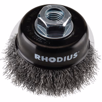 RHODIUS Disque à brosse - fil en acier 0,30 / 0,35