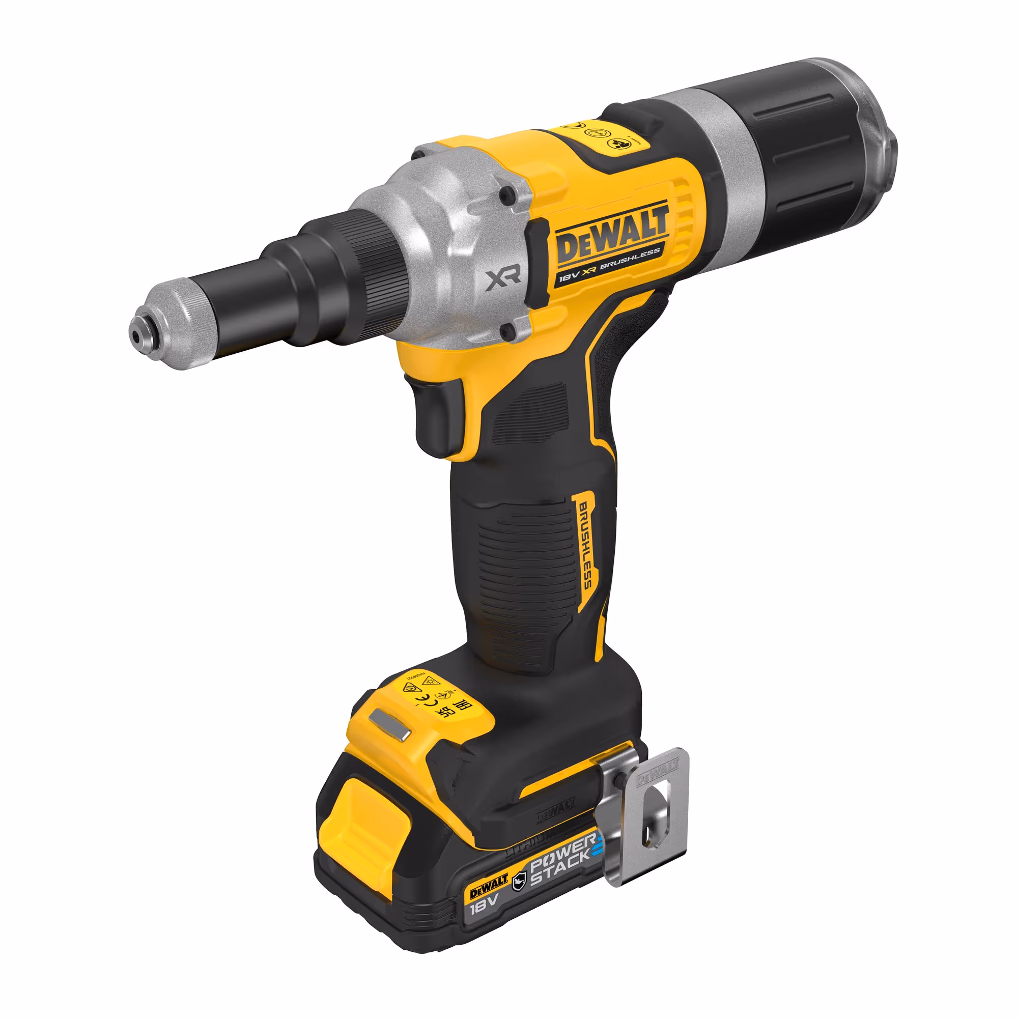 Riveteuse XR 18V 1.7Ah Li-Ion Brushless 6.4 mm - POWERSTACK renforcée