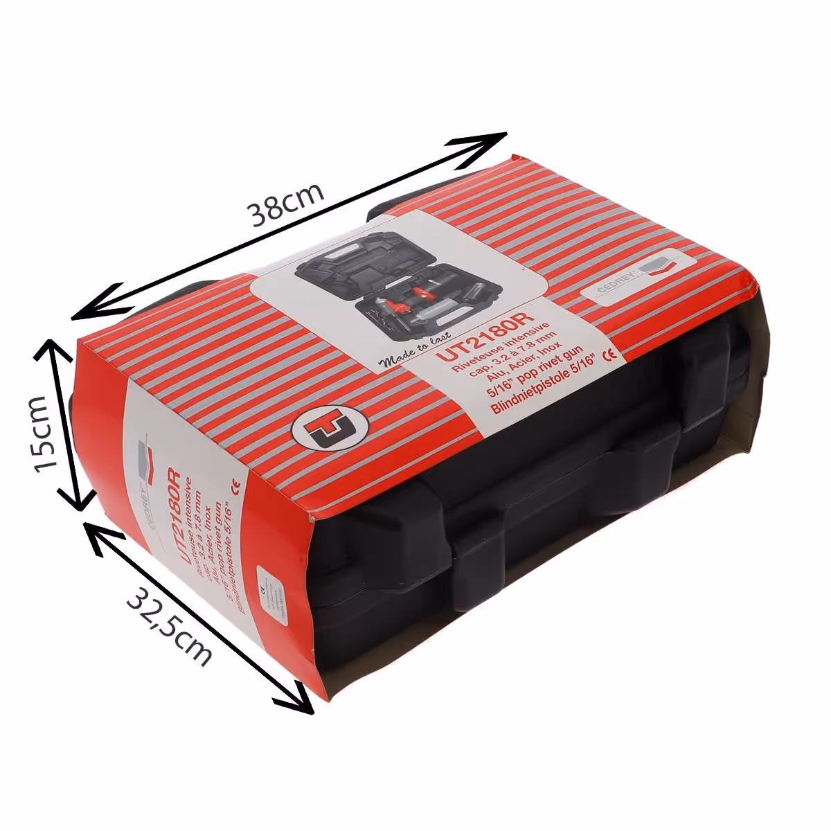 Riveteuse capacite 3.2 a 7.8mm alu, acier, inox