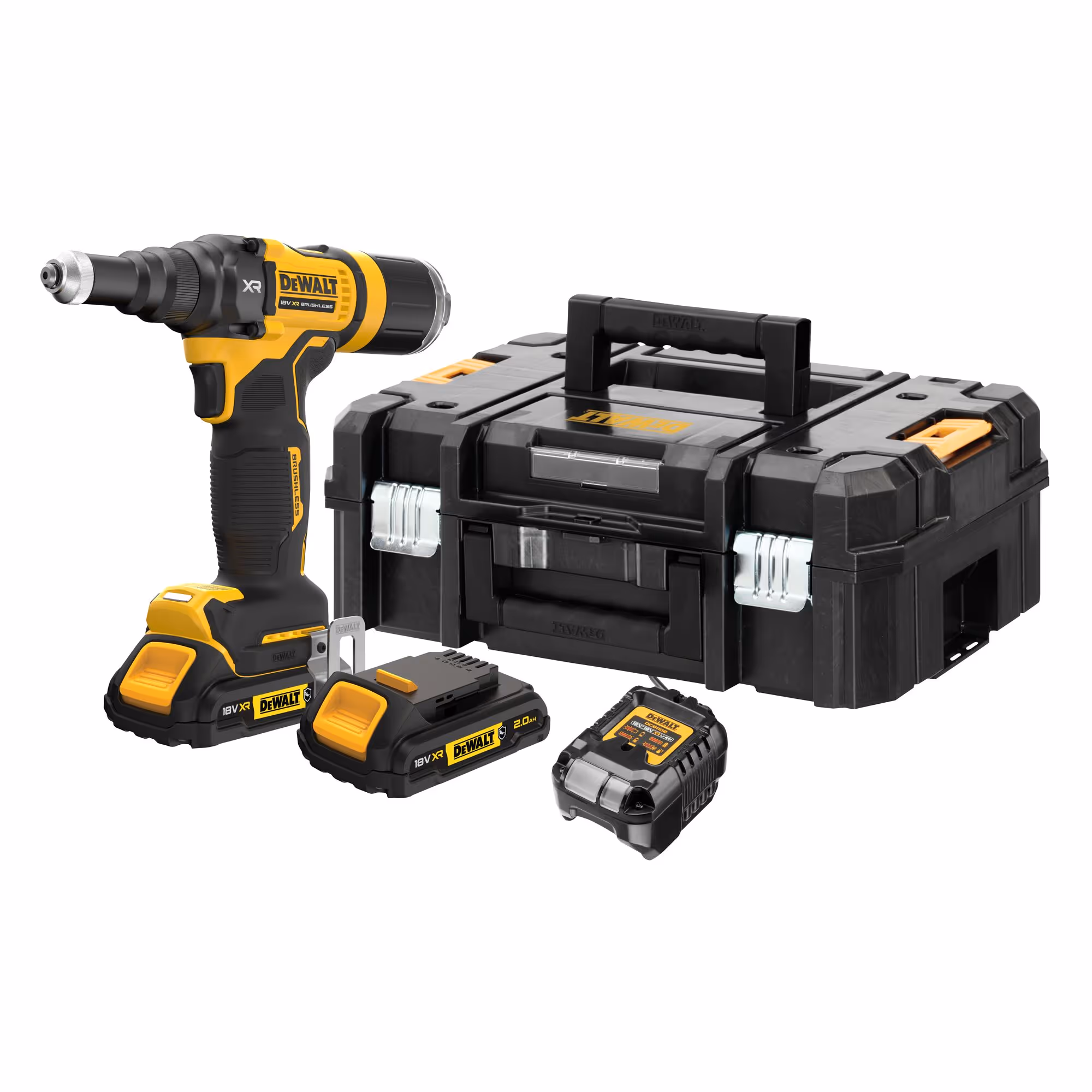 Riveteuse XR 18V 2Ah Li-Ion Brushless 4.8 mm avec batterie