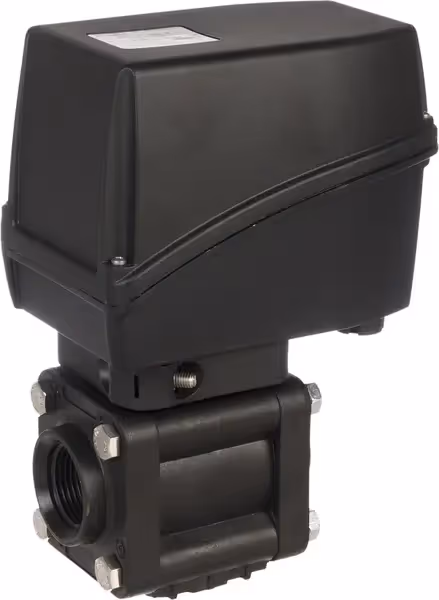 Robinet à boisseau sphérique 2 voies électrique filetage femelle 1"