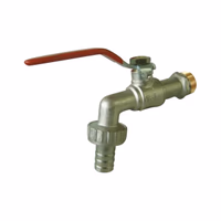 ROBINET ECO 1/4 TOUR ENTREE 3/4" 20X27 AVEC NEZ CANNELE TUYAU 19 MM