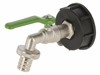 Robinet pour IBC avec raccord tuyau