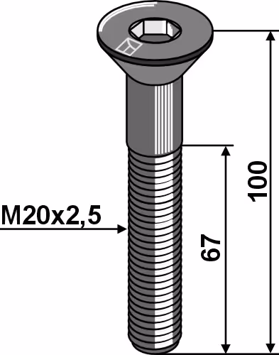 Röll | Boulon à six pan creux