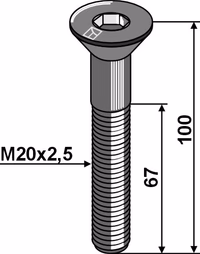 Röll | Boulon à six pan creux