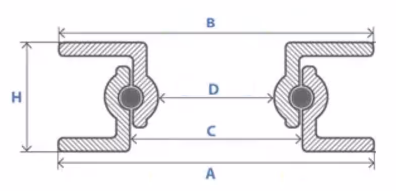 Rond avant train bille 16 mm Ø1100 mm H80 mm charge 6.5/13T
