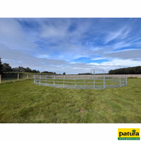 Rond de longe d=14 m avec panels-sécurité pour chevaux