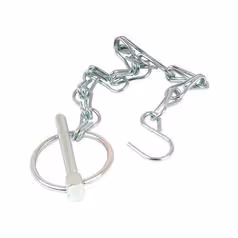 Rond Goupille clip avec chaîne et crochet, Ø axe6mm - Vendu par 10