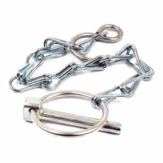 Rond Goupille clip avec chaîne et crochet, Ø axe6mm
