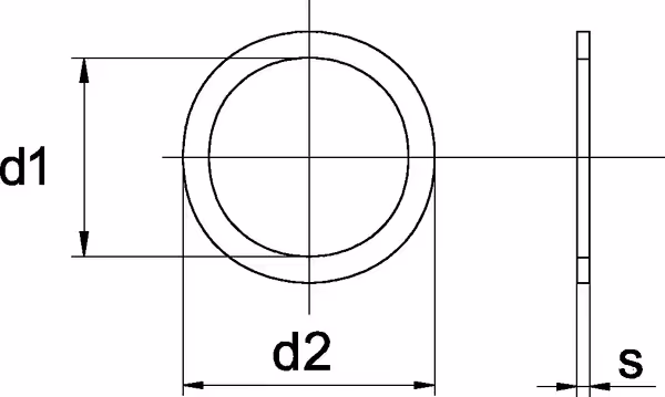 Rondelle 65x120x2.0 mm