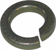 Rondelle élastique 3/8" Zinc lourd & Jaune | Universel