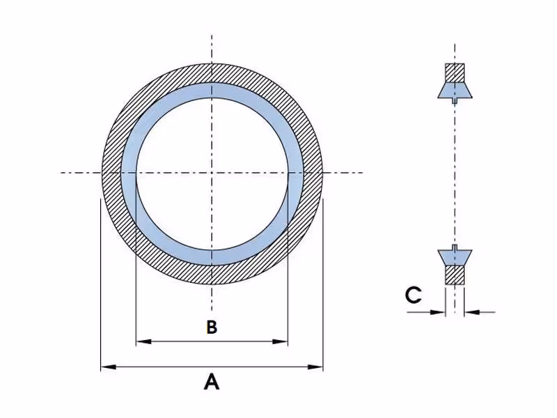 Rondelle-étanche 5/8'' BSP et 7/8'' JIC - Vendu par 10