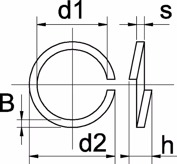Rondelle grower M12x21.1x2.5 mm zingué