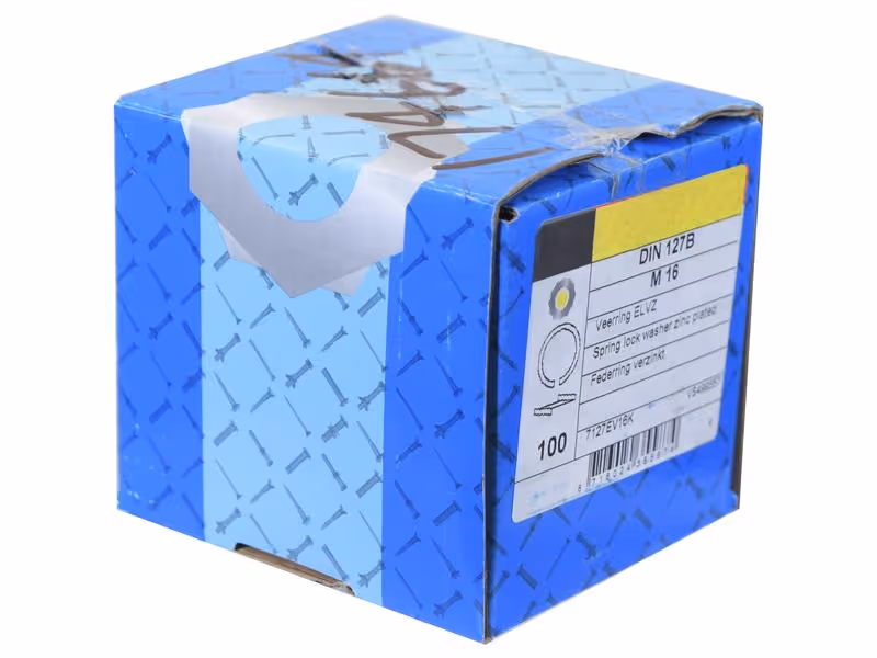 Rondelle Grower, Ø int.: 16mm (DIN or Standard No. DIN 127) - Vendu par 100