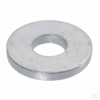 Rondelle M16x45x6mm, Acier zingué DIN 6340 Kramp