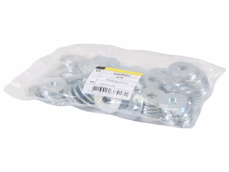 Rondelle, Ø int.: 10mm, Ø ext.: 30mm, Épaisseur: 2.5mm (DIN or Standard No. DIN 9021) - Vendu par 500