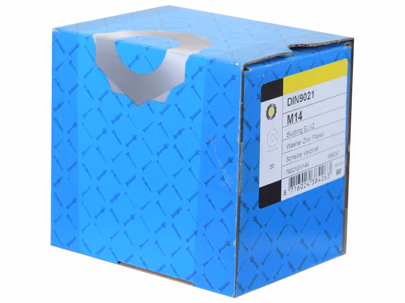 Rondelle, Ø int.: 14mm, Ø ext.: 44mm, Épaisseur: 3mm (DIN or Standard No. DIN 9021) - Vendu par 50