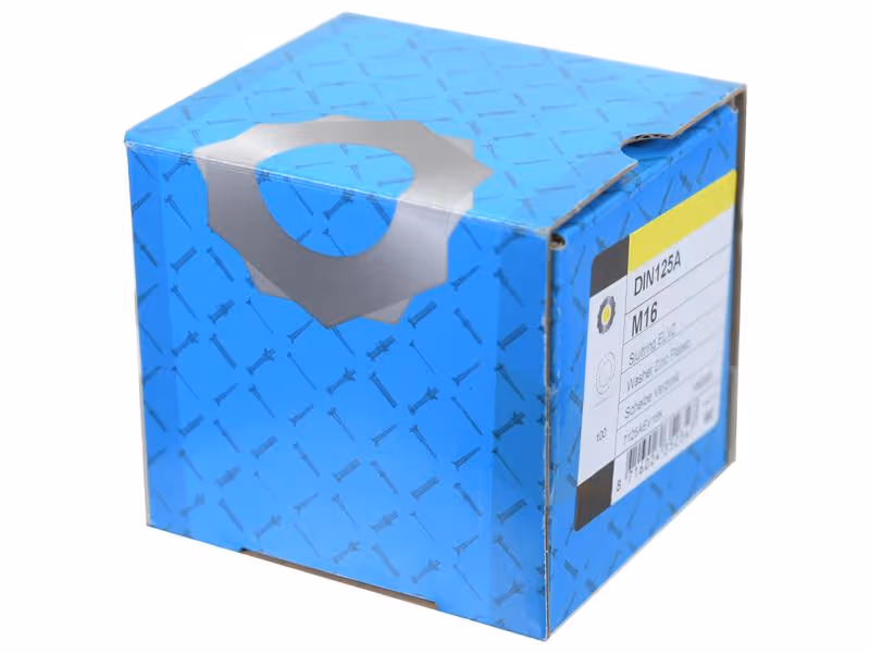 Rondelle, Ø int.: 16mm, Ø ext.: 30mm, Épaisseur: 3mm (DIN or Standard No. DIN 125) - Vendu par 100