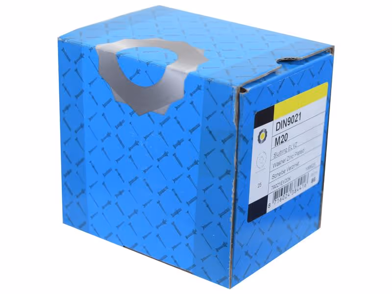 Rondelle, Ø int.: 20mm, Ø ext.: 60mm, Épaisseur: 4mm (DIN or Standard No. DIN 9021) - Vendu par 25