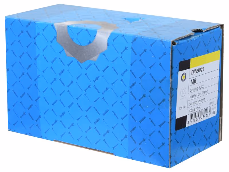 Rondelle, Ø int.: 6mm, Ø ext.: 18mm, Épaisseur: 1.6mm (DIN or Standard No. DIN 9021) - Vendu par 1000
