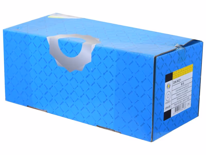 Rondelle, Ø int.: 8mm, Ø ext.: 24mm, Épaisseur: 2mm (DIN or Standard No. DIN 9021) - Vendu par 1000