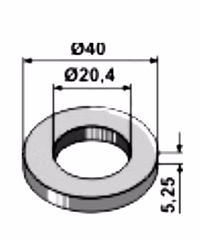 Rondelle Ø40