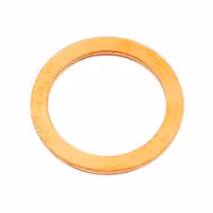 Rondelles cuivre, Ø int.: 13 x Ø ext.: 18 x Épaisseur: 1.5mm - Vendu par 10