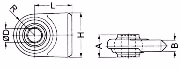 Rotule à souder 22,6 KF (S1338