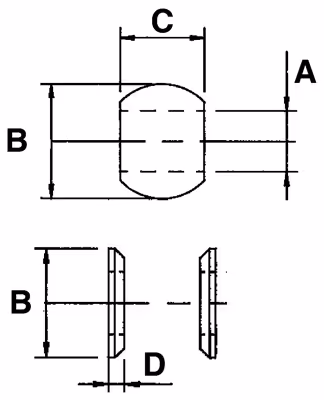 Rotule attelage inférieure adaptable Cat.2/2 28.7 mm avec 2 cales latérale