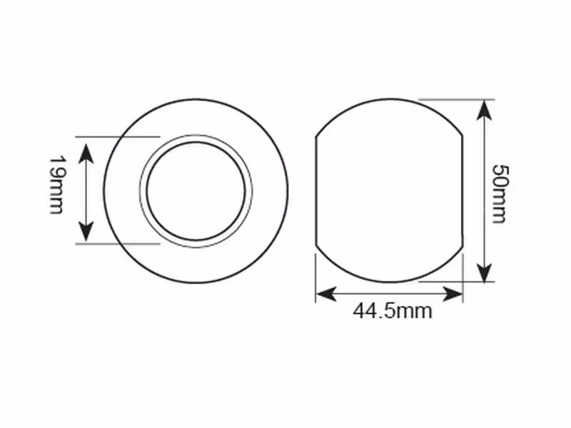 Rotule pour bras inférieur (Cat. 2/1) - adaptable sur tracteurs Oliver - ref S-F2680