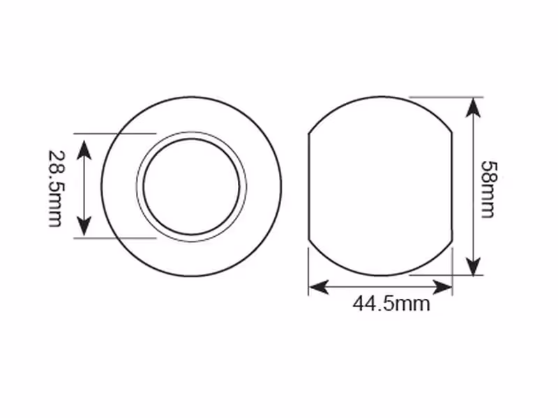 Rotule pour bras inférieur (Cat. 2/2) - adaptable sur tracteurs New Holland, Case IH, Steyr - ref 48189801