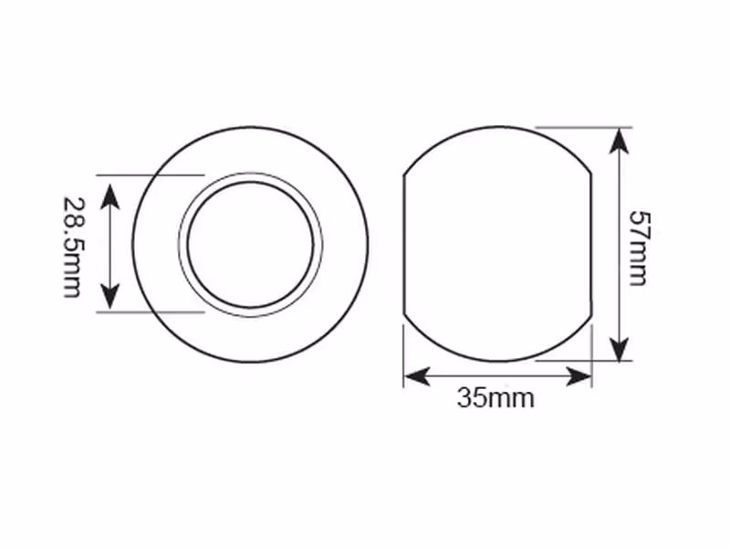 Rotule pour bras inférieur (Cat. 2/2) - adaptable sur tracteurs Ford, New Holland - ref 81822686