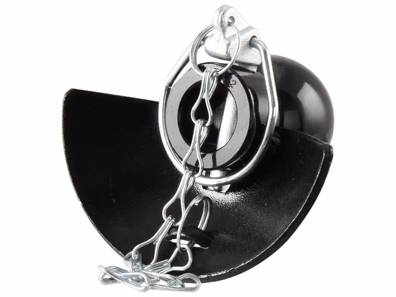 Rotule renforcée noire pour bras inférieurs avec oreille (Cat. 2/2)