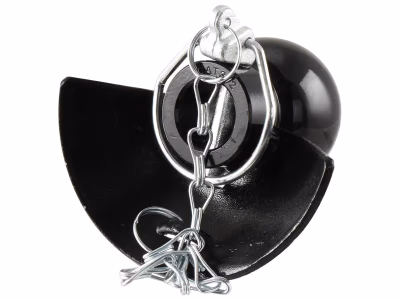 Rotule renforcée noire pour bras inférieurs avec oreille (Cat. 3/2)
