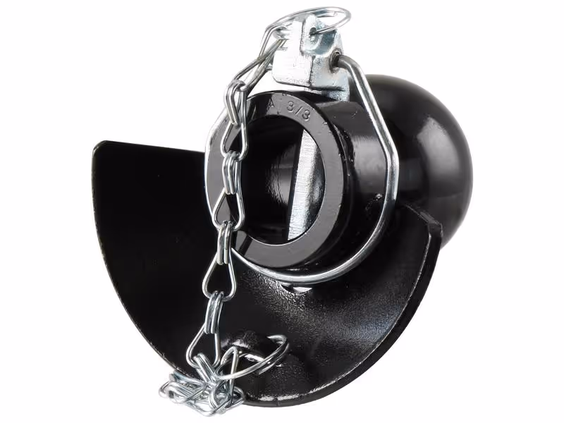 Rotule renforcée noire pour bras inférieurs avec oreille (Cat. 3/3)