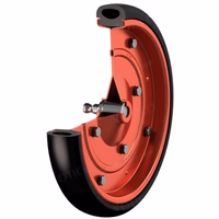 Roue 318x50 avec axe sortant