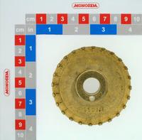 Roue A Doigt Helic Usinee F78S Plan 10043018B Suivant Fournisseur (Ref Piece Brute : 10043033) 