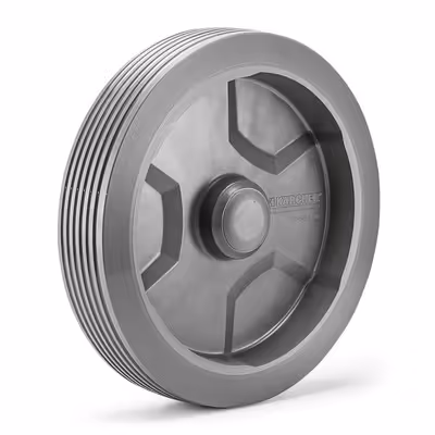 Roue avec roulement a bille D350 Elastha