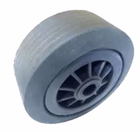 Roue band. caout. 250x80 jante plastique