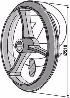 Roue cambridge 510mm Adaptable