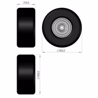 ROUE COMPLETE 18X8.508 6PLYS V64 VREDESTEIN SIP