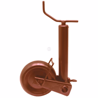 Roue jockey remorque agricole 2000 Kg avec manivelle horizontale 1210 mm