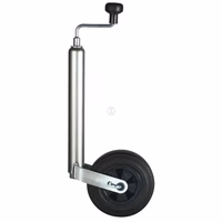 Roue jockey remorque bagagère 150 Kg 48 mm Winterhoff