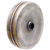 Roue métallique de roue jockey 275 x 70 mm avec moyeu plastique