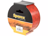 Rouge Bande adhésive réfléchissante, Largeur: 50mm x Longueur: 10m